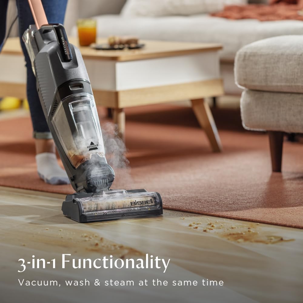 Bissell CrossWave HydroSteam – Wet & Dry Vacuum, Mop & Steam Cleaner