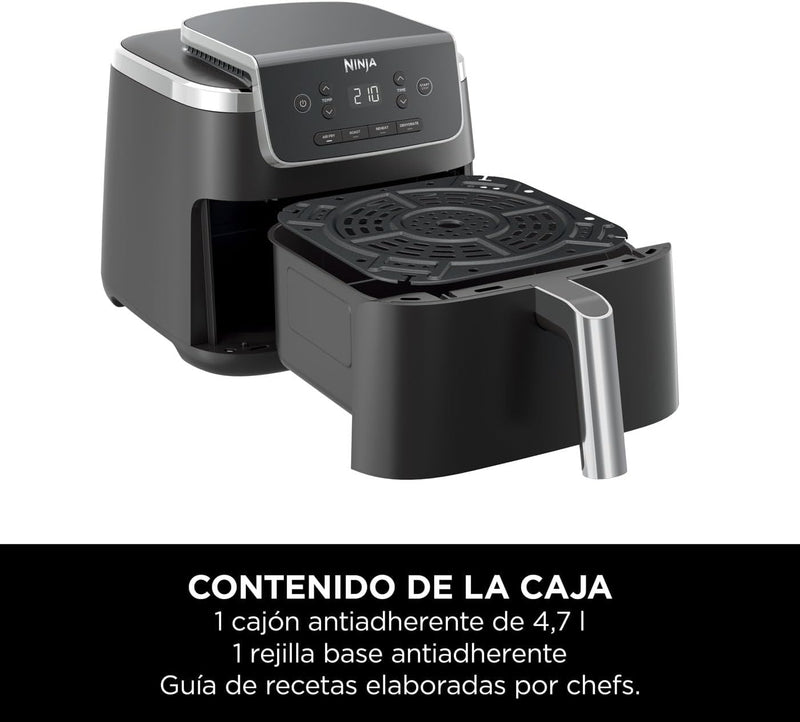 Ninja Air Fryer PRO 4.7L, Single Tray, 4-in-1, Air Fryer, Roasting, Warming, Drying