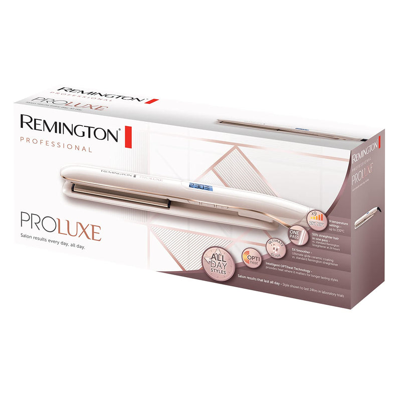 Remington PROluxe S9100 Hair Straightener | 24-Hour Locked-In Styles