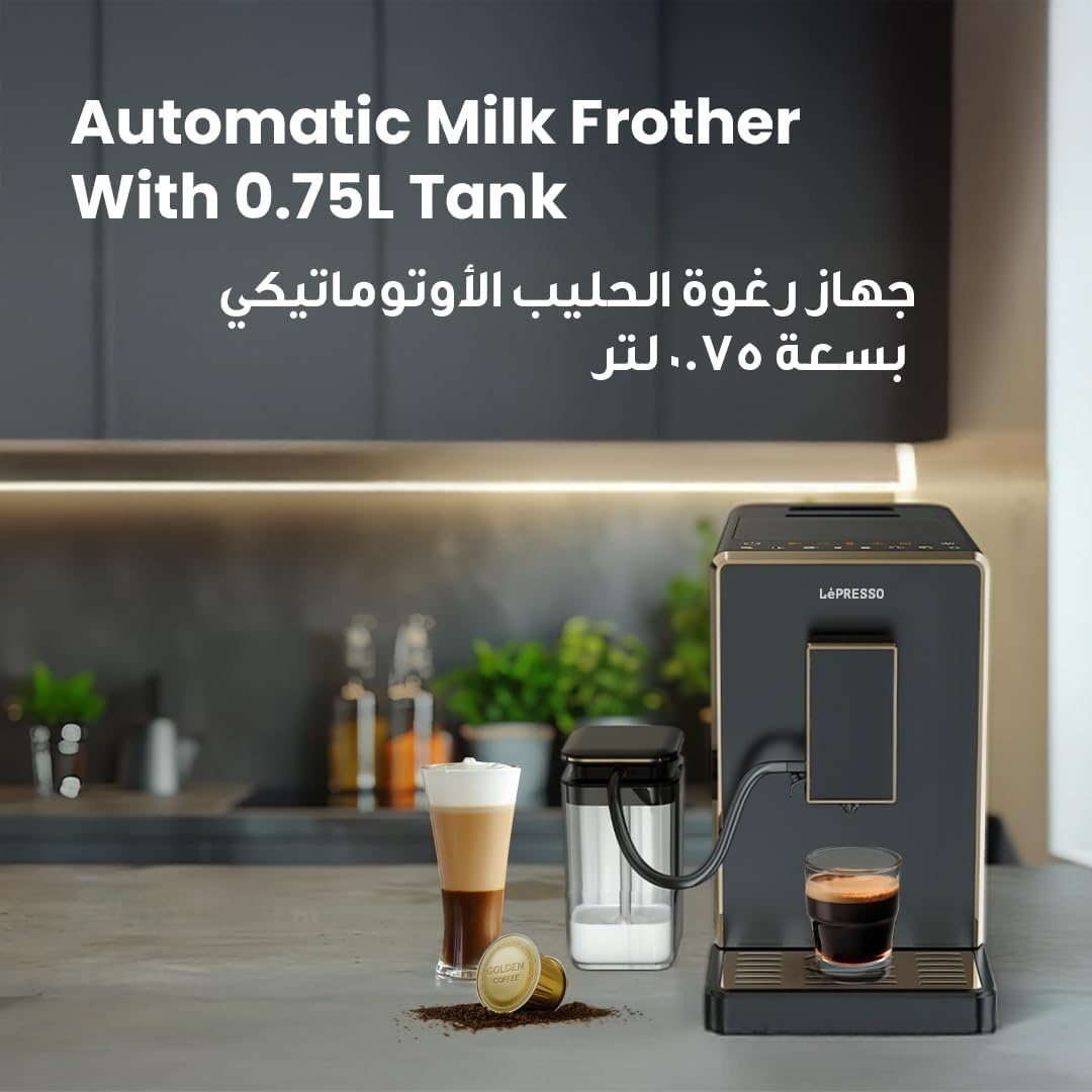 LePresso Fully Automatic Coffee Machine with Milk Frother
