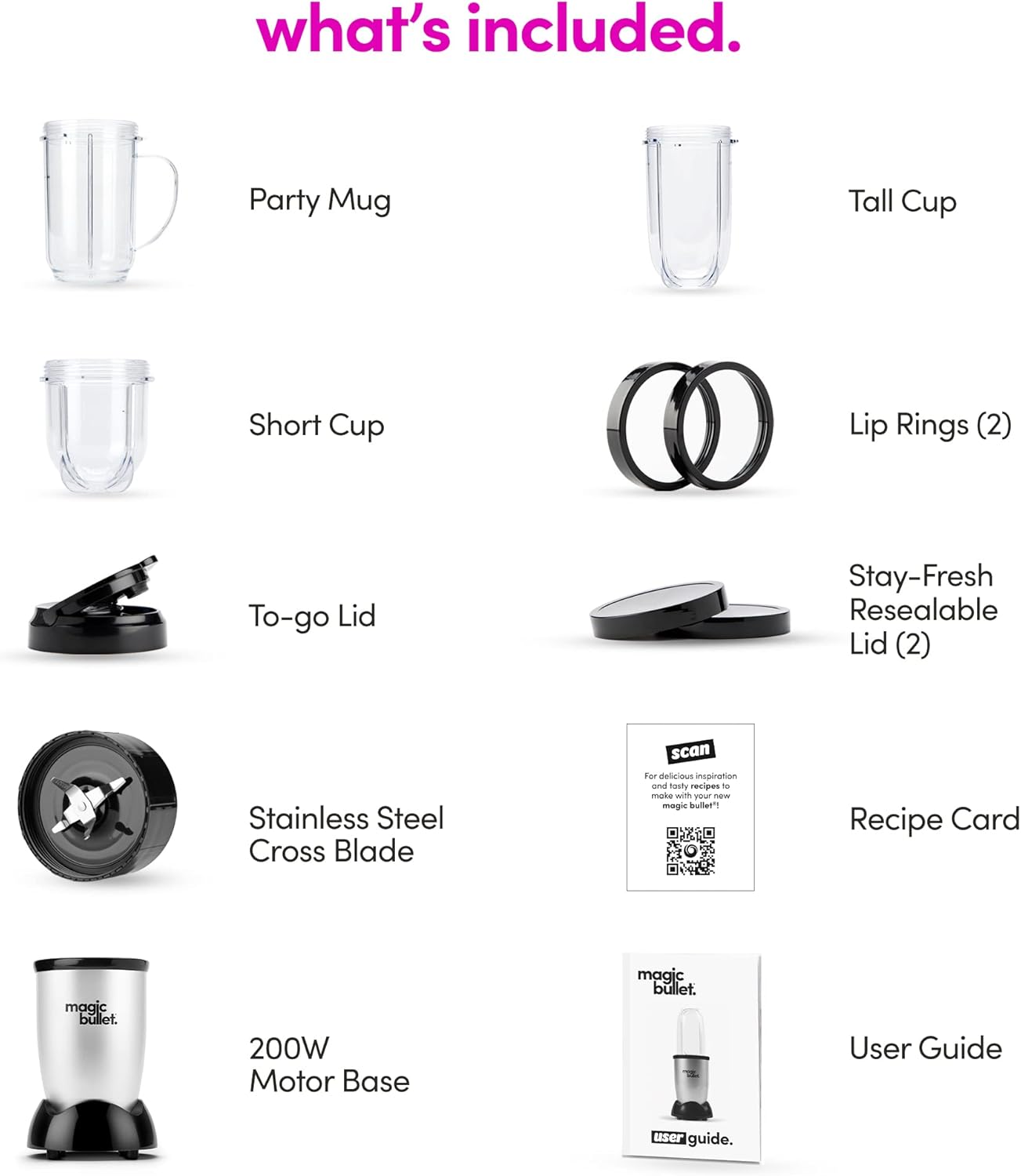 Nutribullet Magic Bullet 400w 11 pcs