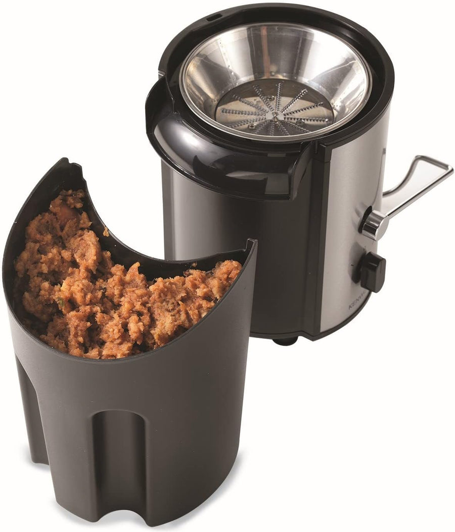 Kenwood Juice Extractor JEM02.A0 800W 75mm Wide Feed Tube 2.0L Pulp Black