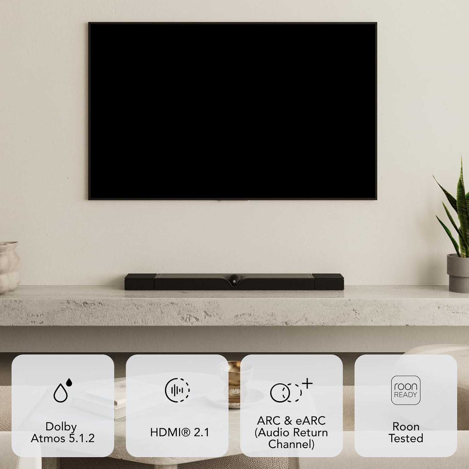 Sony Devialet Dione - All-In-One Hdmi Dolby Atmos Soundbar - Enhance Home Cinema