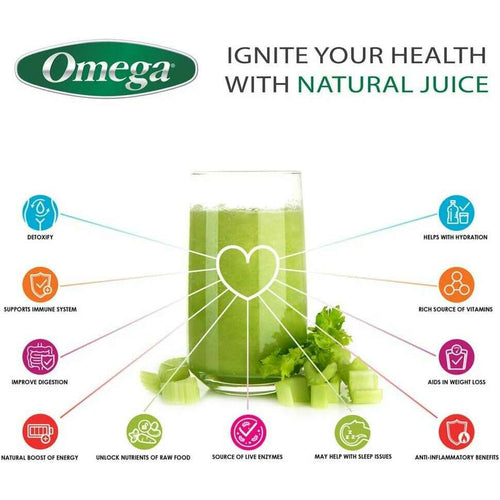 Omega MM900HDC Medical Medium Slow Masticating Celery Juicer - 80 RPM