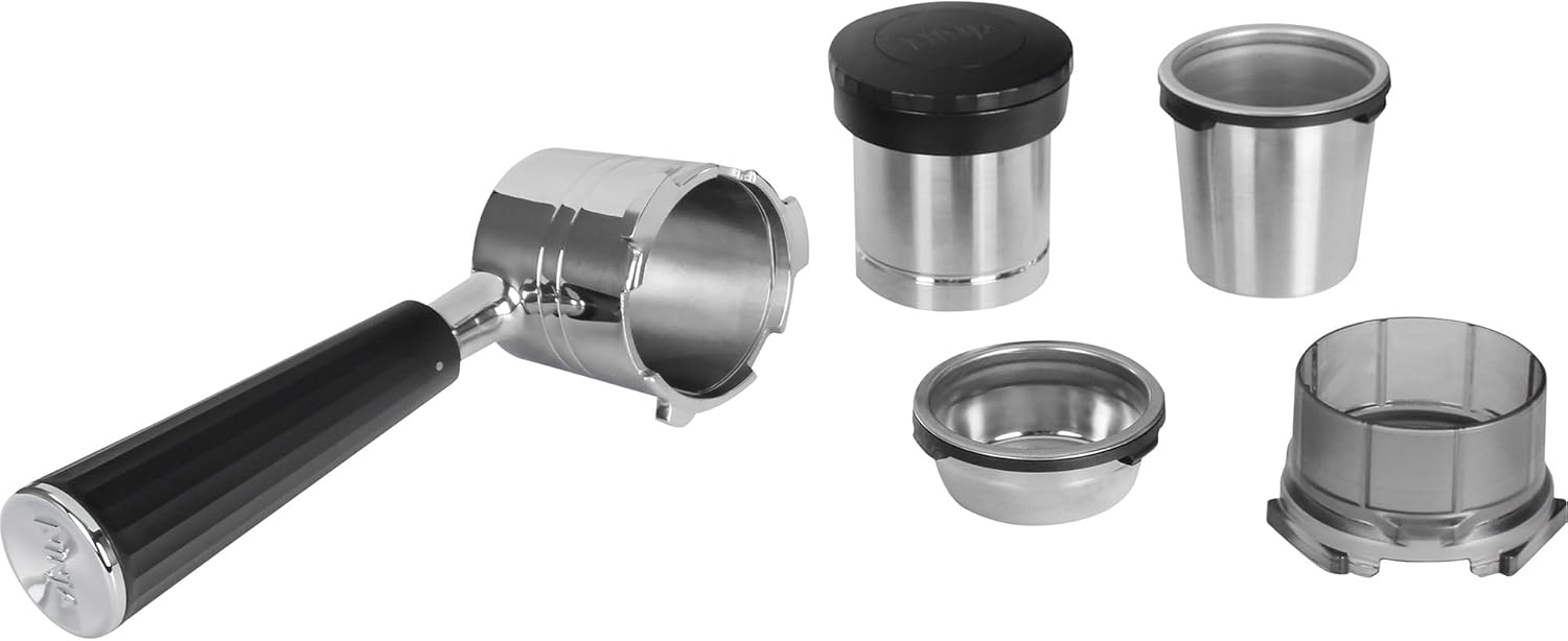 Ninja Luxe Essential 2-in-1 Coffee Espresso Maker Grinder Silver
