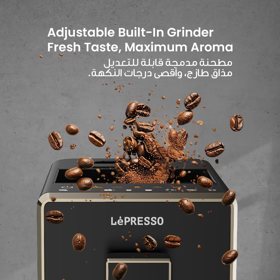 LePresso Fully Automatic Coffee Machine with Milk Frother