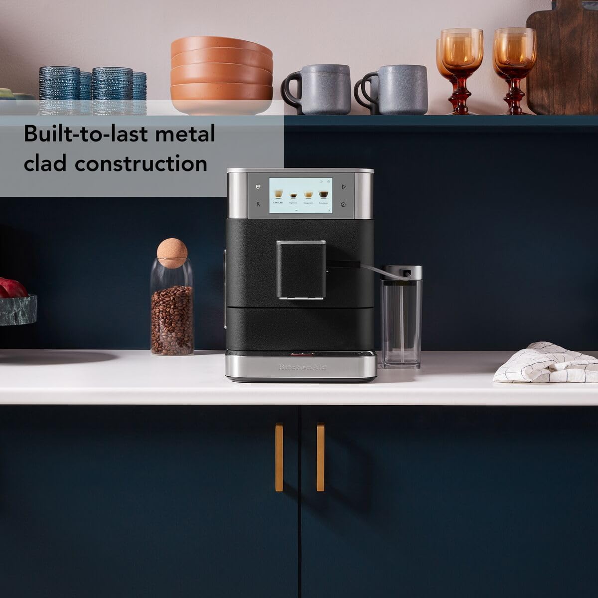 KitchenAid Fully Automatic Espresso Machine KF8 40 Recipes 4 Profiles