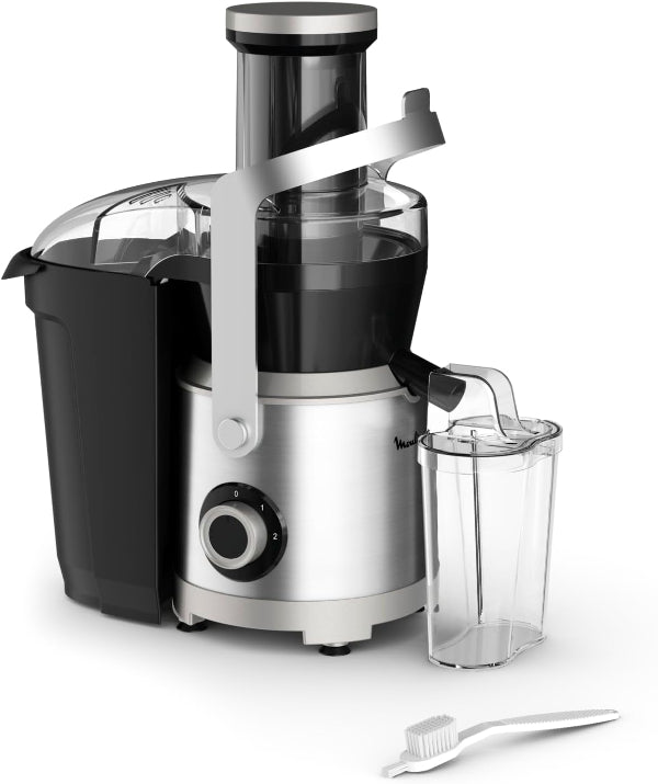 Moulinex Nutri XXL Juice Extractor 85mm Wide Tube Stainless Steel