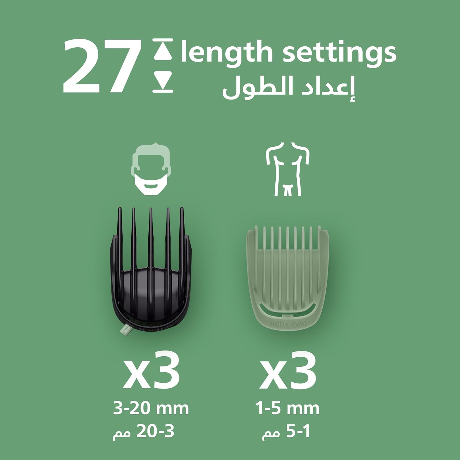 Philips  Multigroom Series 9000 - 17-in-1 Face, Hair & Body - OneBlade Included