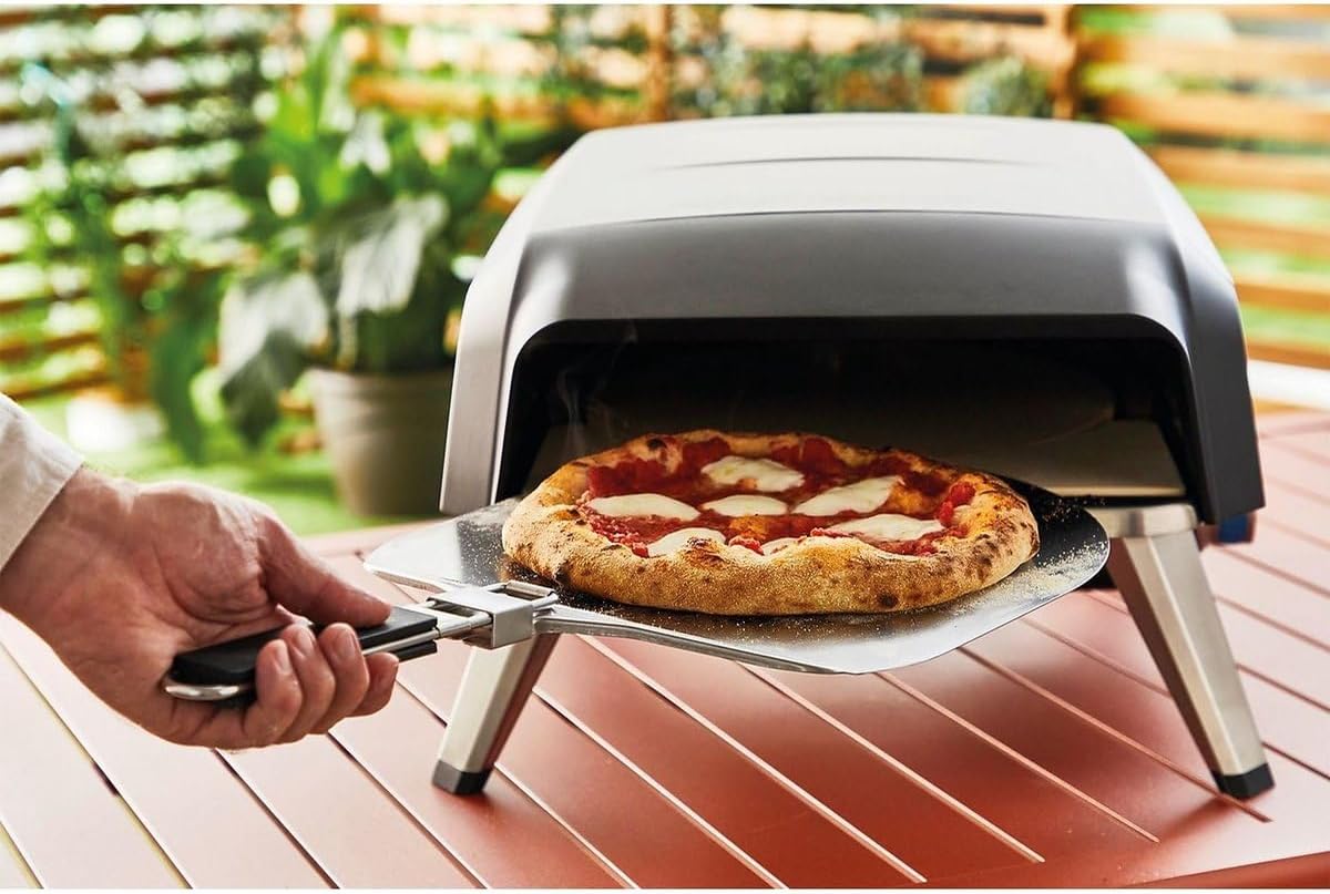 Tefal Pizza Pronto JM412010 – Outdoor Gas Pizza Oven, Rotating Stone