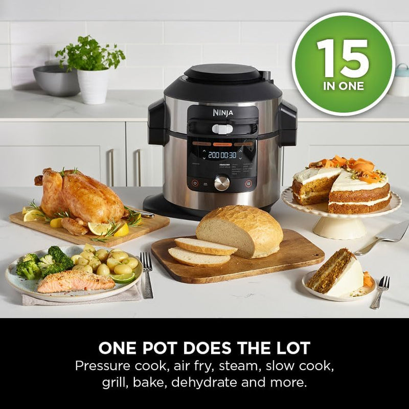 Ninja Multi-Cooker 15-in-1 SmartLid 7.5L with Digital