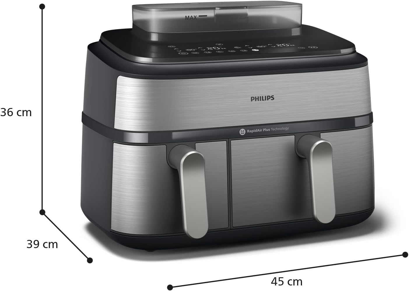 Philips 5000 Series Double Airfryer 9L Steam Basket RapidAir Plus 19-in-1