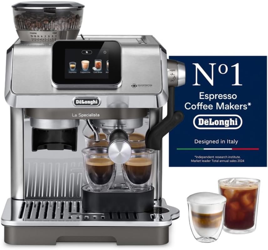 DeLonghi La Specialista Touch Espresso Machine Touchscreen Cold Brew