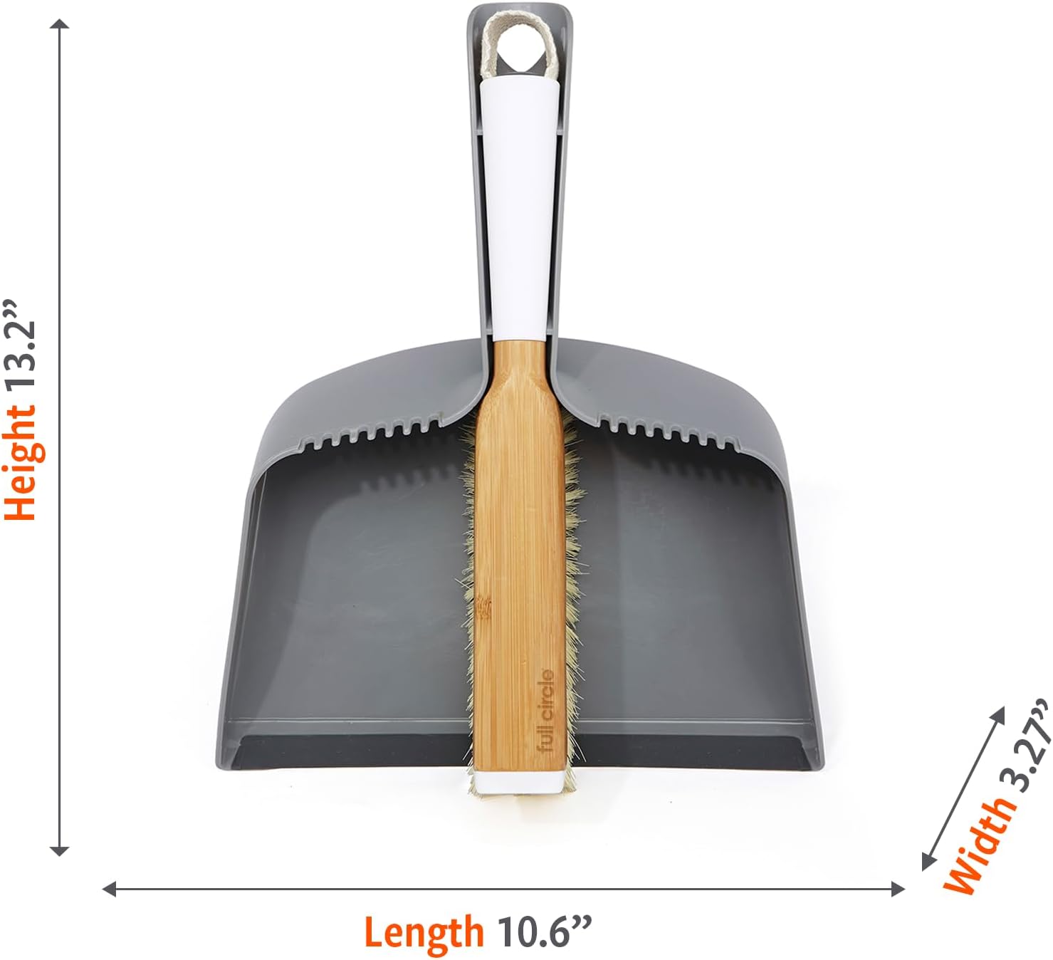 Full Circle FC14604W Dustpan and Brush Set, Multi-Coloured