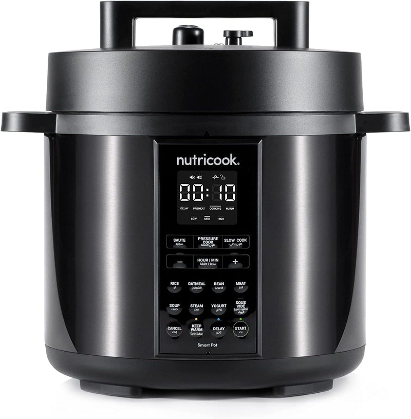 Nutricook Smart Pot 2 1000 Watts - 9 In 1 Instant Programmable Electric Pressure Cooker