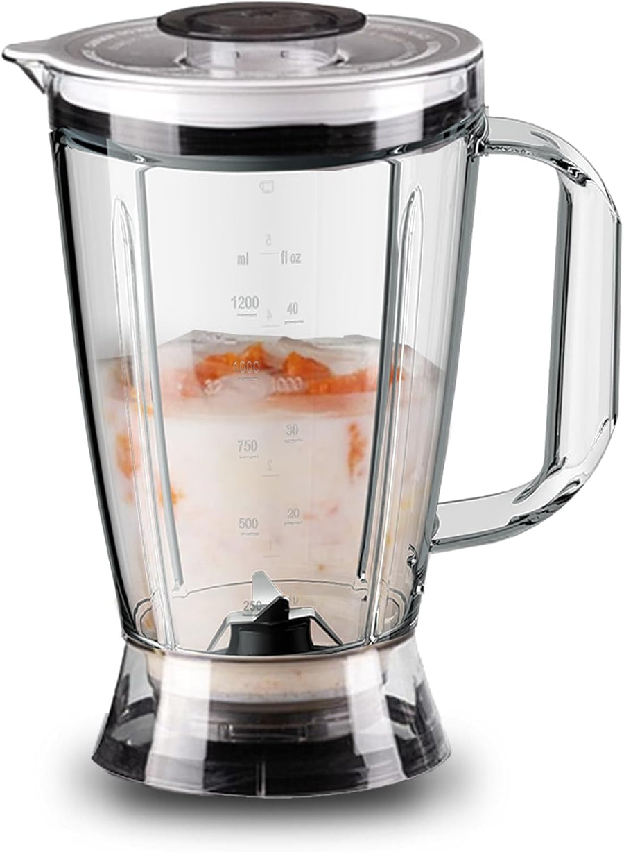 Braun Food Processor 750W 2.1L Bowl 1.8L Blender Grate Whisk Mash White Set
