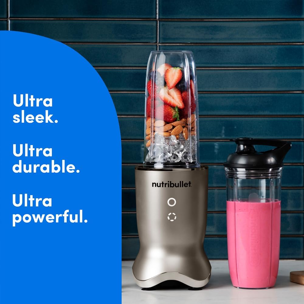 Nutribullet Ultra 1200W High-Speed Blender, Multi-Functional, Quiet Motor, Tritan™ Renew Cups