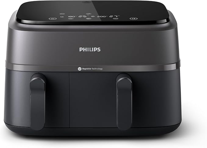 Philips Dual Basket Airfryer 3000 Series - 2750W, 9L Capacity