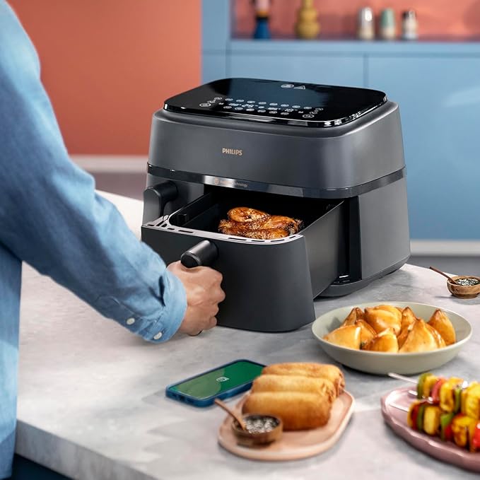 Philips Dual Basket Airfryer 3000 Series - 2750W, 9L Capacity