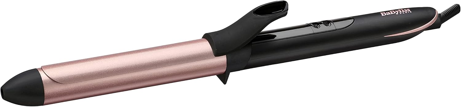 BaByliss Hair Curlers, 25mm Barrel, Quartz Ceramic Coating, Black