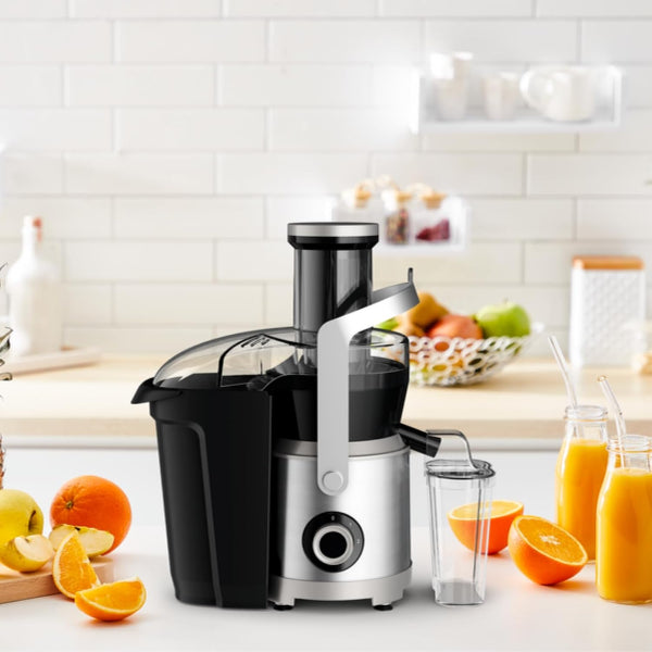 Moulinex Nutri XXL Juice Extractor 85mm Wide Tube Stainless Steel