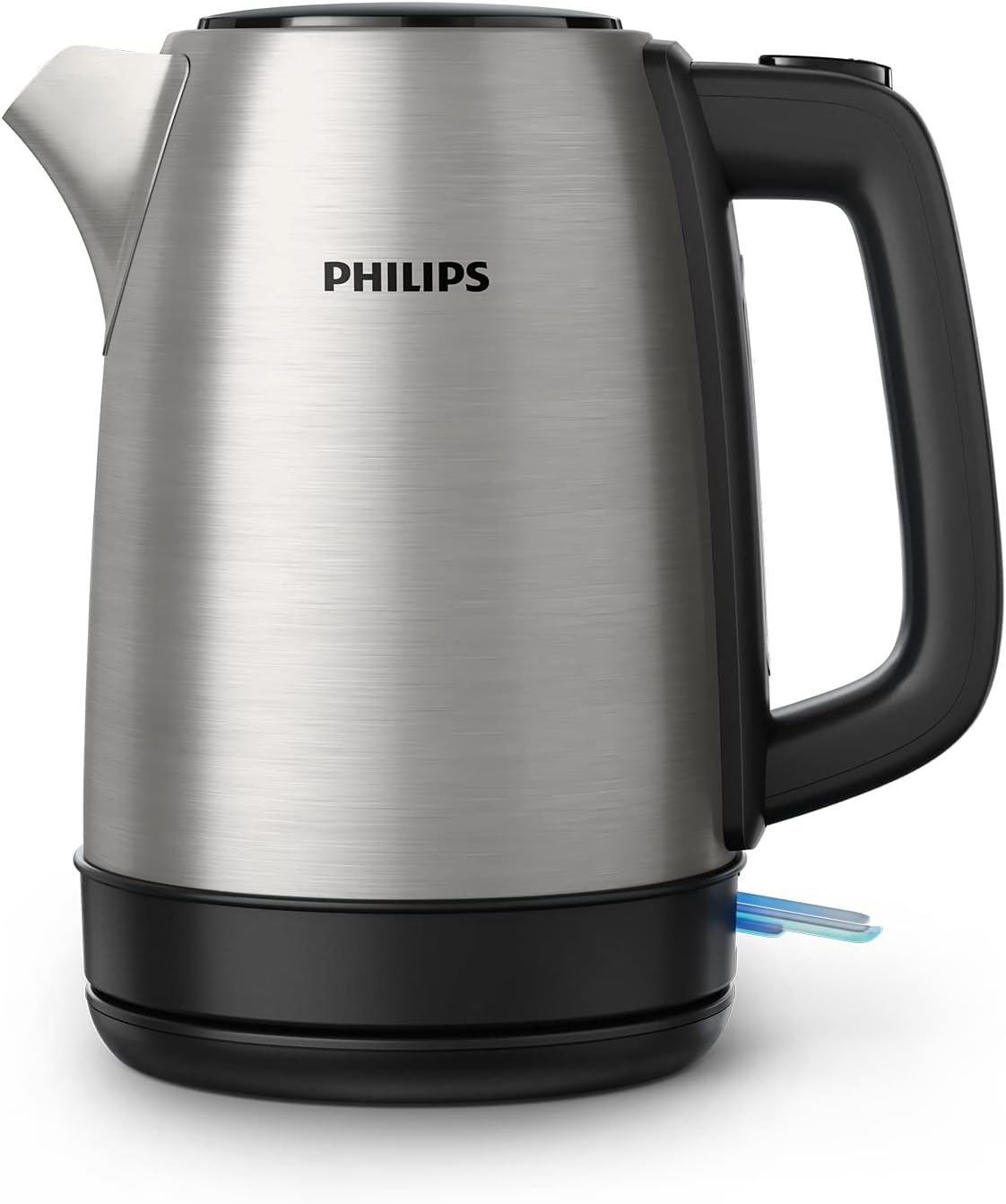 Philips HD9350/92 Daily Metal Kettle – 1.7L, 2200W, Silver/Black