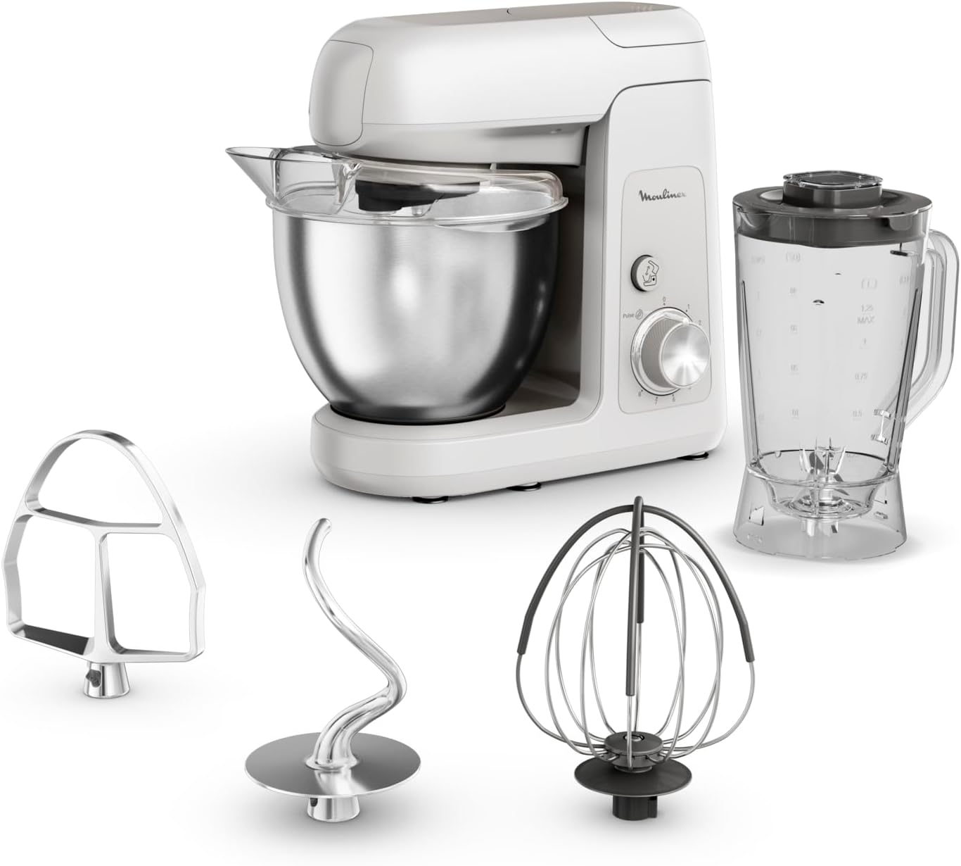 Moulinex Bake Partner Stand Mixer 1100W with BakeGood Kit –