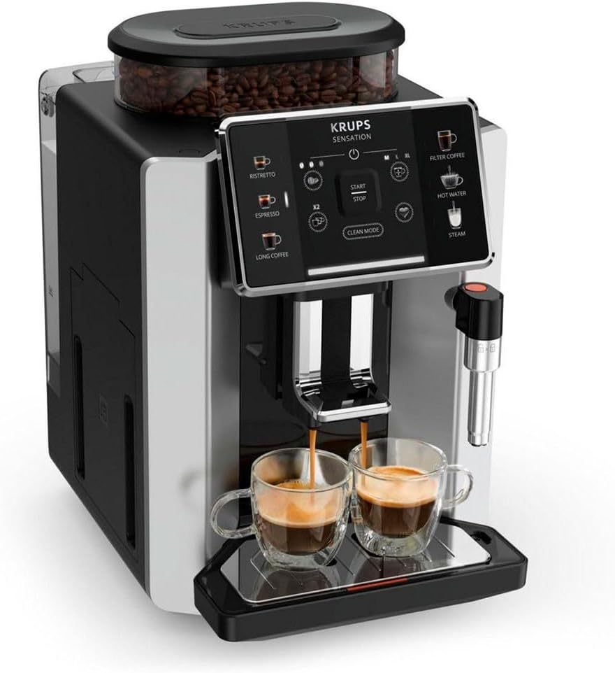 Krups Sensation Automatic Coffee Machine – Silver