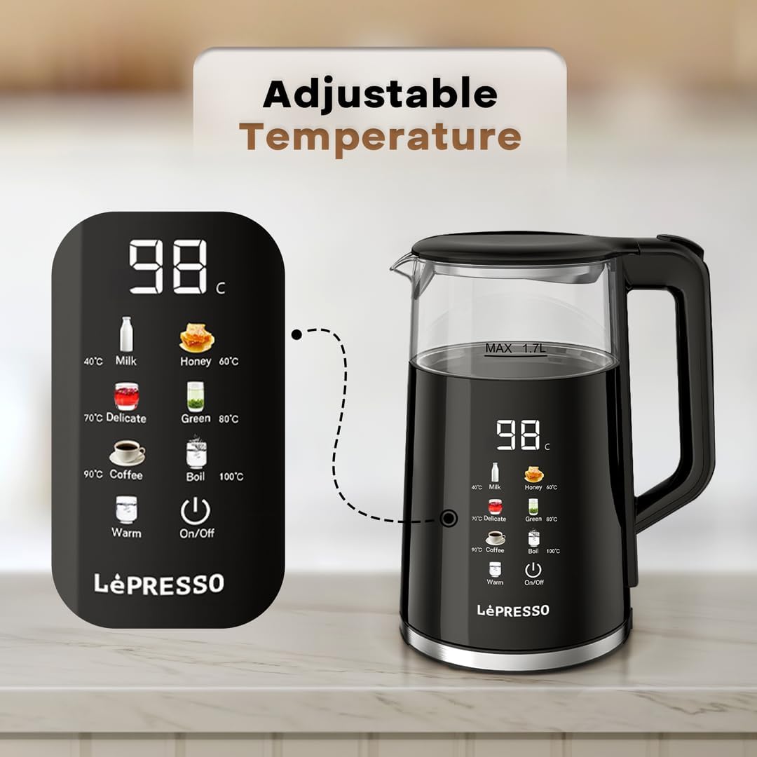 LePresso Cordless Electric Window Kettle 1.7L 2200W