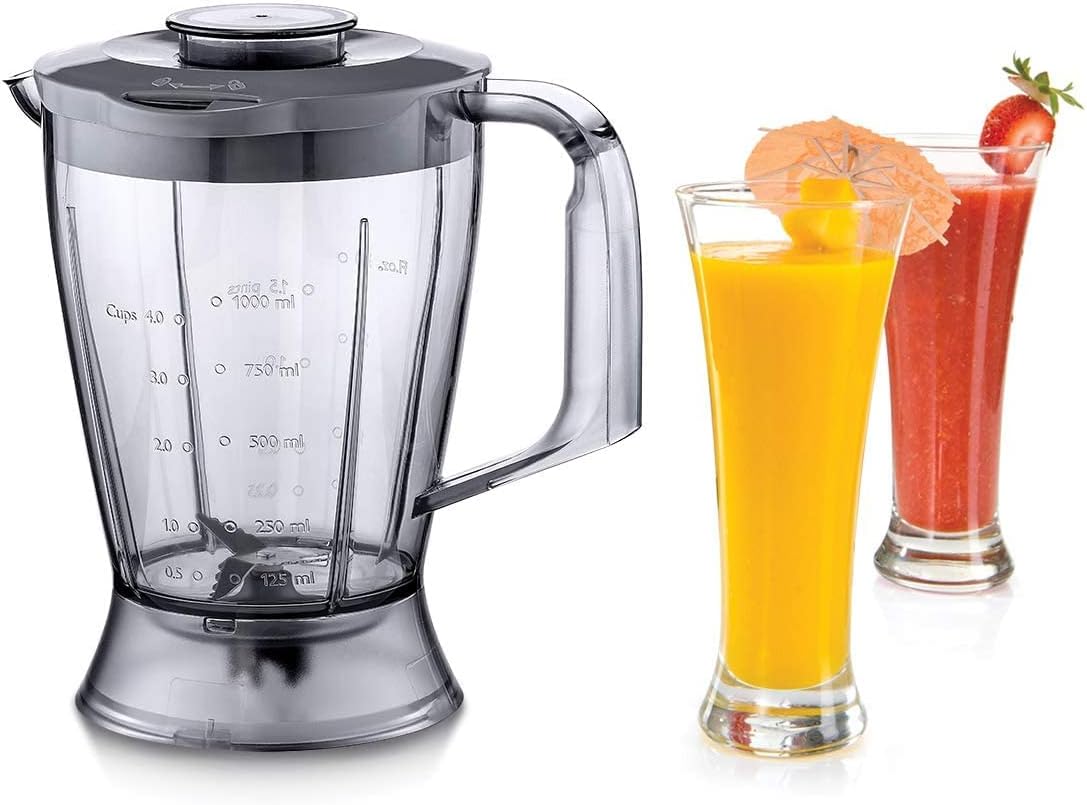 Black & Decker 1000W 32 Functions 5-in-1 Food Processor, White