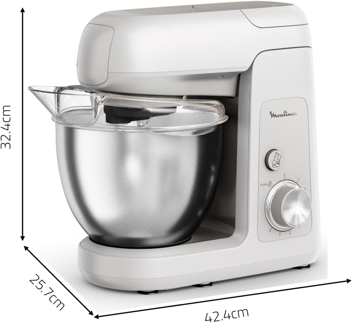 Moulinex Bake Partner Stand Mixer 1100W with BakeGood Kit –