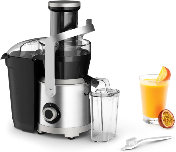Moulinex Nutri XXL Juice Extractor 85mm Wide Tube Stainless Steel