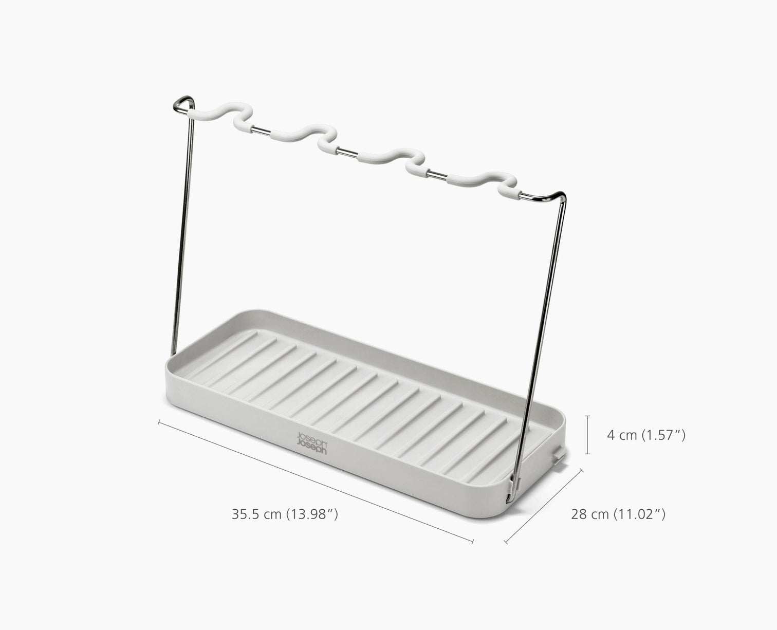 Joseph Joseph DrySmart Folding Wine Glass Drying Rack Rubber Grips Recycled