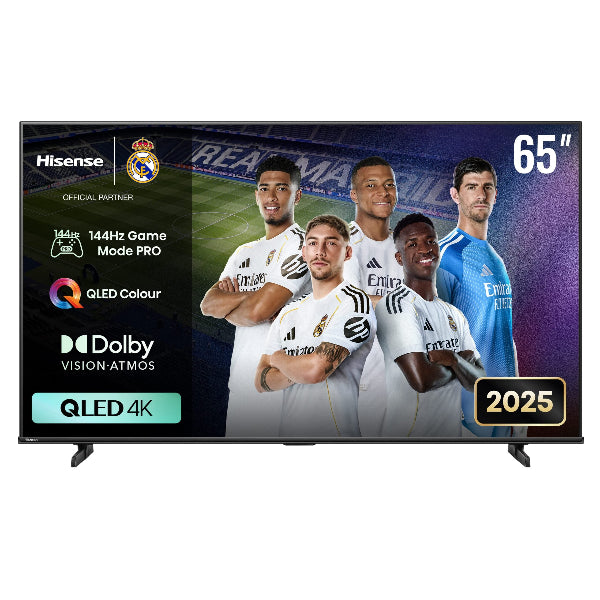 Hisense 65" QLED 4K Smart TV 144Hz Full Array Gaming Dolby Vision IQ Atmos