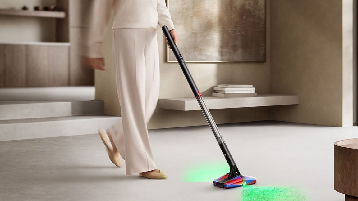 Dyson PencilVac Fluffycones Vacuum Cleaner Slim 140000RPM Cordless Stick Box