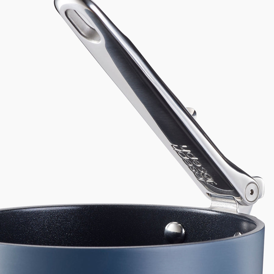 Joseph Joseph Space Cookware – Folding Pan in Midnight Blue (1.32L)