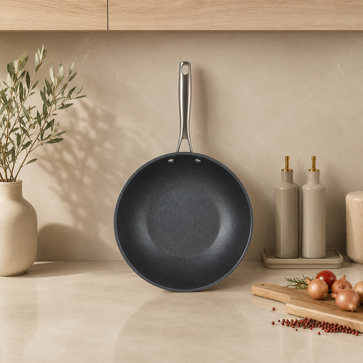 Karaca BioDiamond Pro 28 cm Wok Pan kitchen