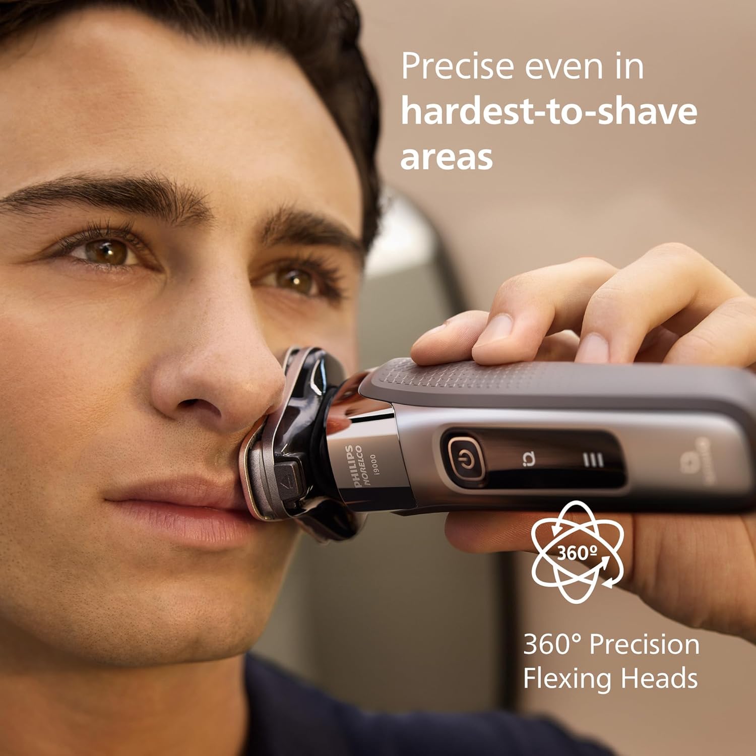 Philips Norelco Shaver i9000 X9002/82 - Wet & Dry - SkinIQ AI - Dark Slate