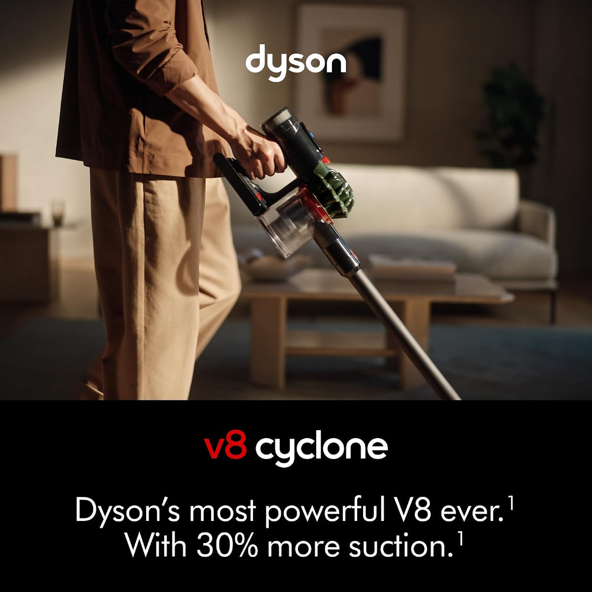 Dyson V8 Cordless Vacuum Cleaner – 150AW, 60 Min, 494706-01