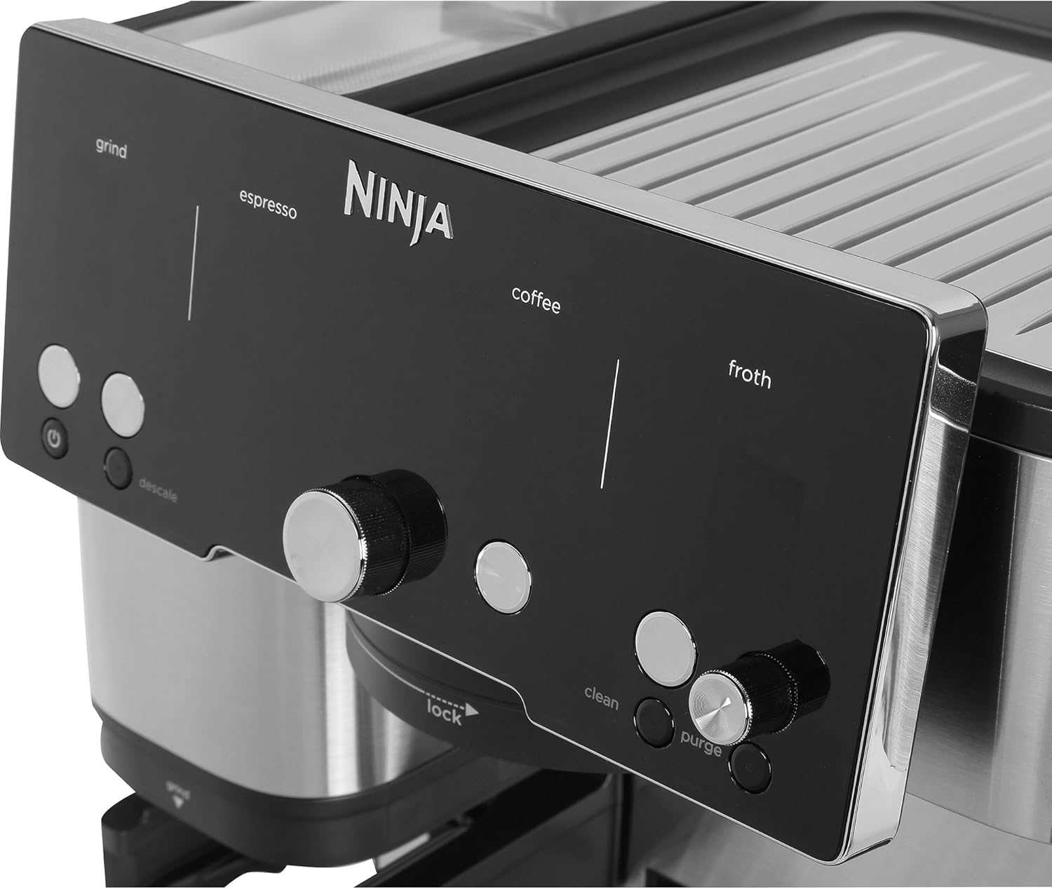 Ninja Luxe Essential 2-in-1 Coffee Espresso Maker Grinder Silver