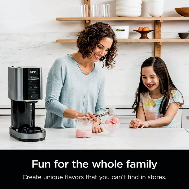 Ninja Ice Cream Maker with (2) Pint Containers & Lids