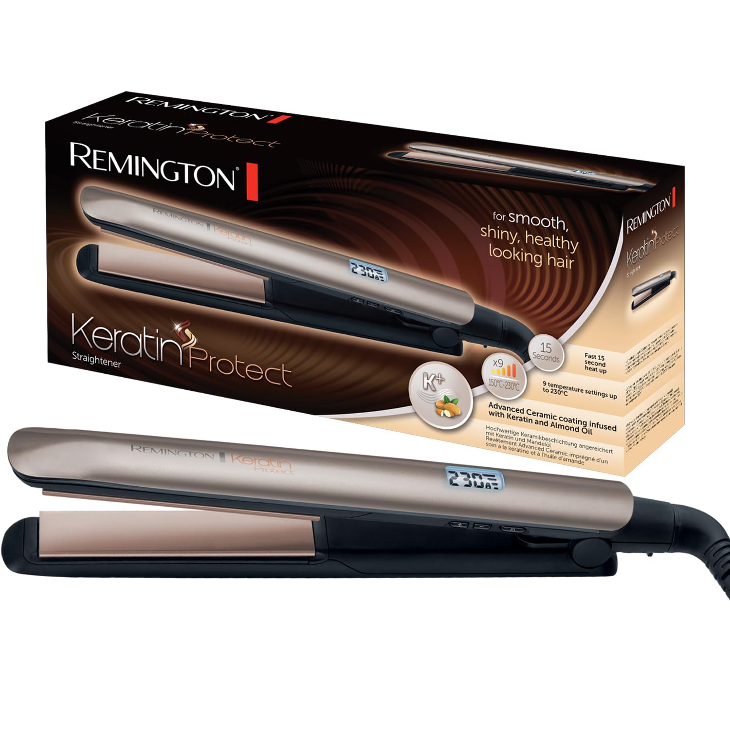 Remington Keratin Protect Hair Straightener 100 Watts S8540