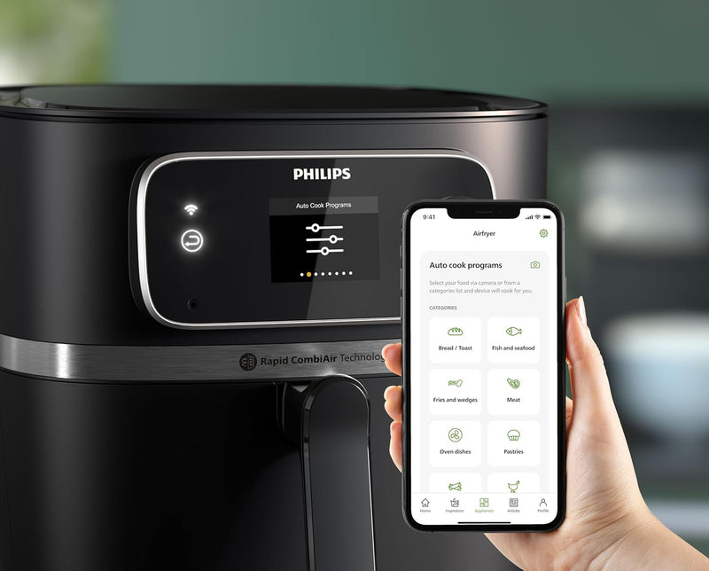 Philips 7000 Series Airfryer Combi Xxl Connected With Home Id App - 8.3L