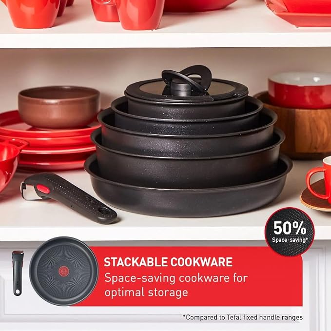 Tefal Ingenio Unlimited 13-Piece Cookware Set Non-Stick Induction Pots Pans
