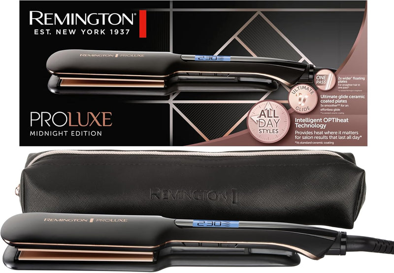 Remington Hair Straightener [Extra Wide Ceramic Coated Styling Plates]