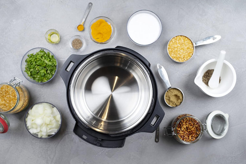 Nutricook Smart Pot Eko 1000W, 6 Liter Electric Pressure Cooker - Stainless Steel