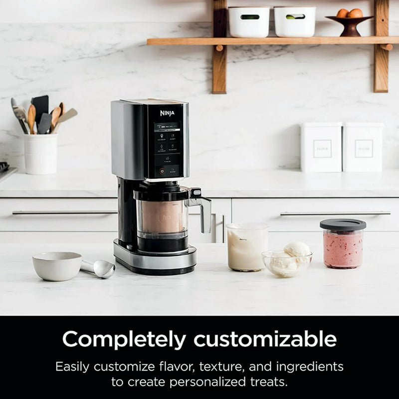 Ninja Ice Cream Maker with (2) Pint Containers & Lids