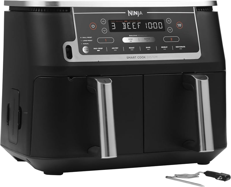 Ninja Airfryer Dual Zone with thermometer 9,5 L 2470w