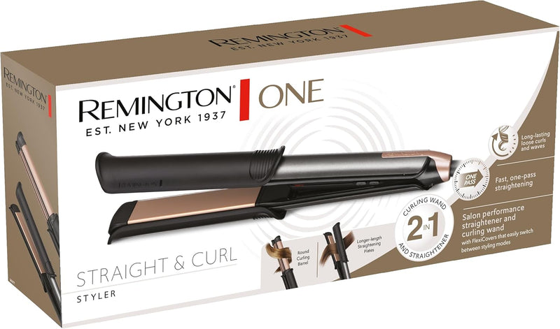 Remington ONE Straight & Curl Styler - Hair Straightener & Curling