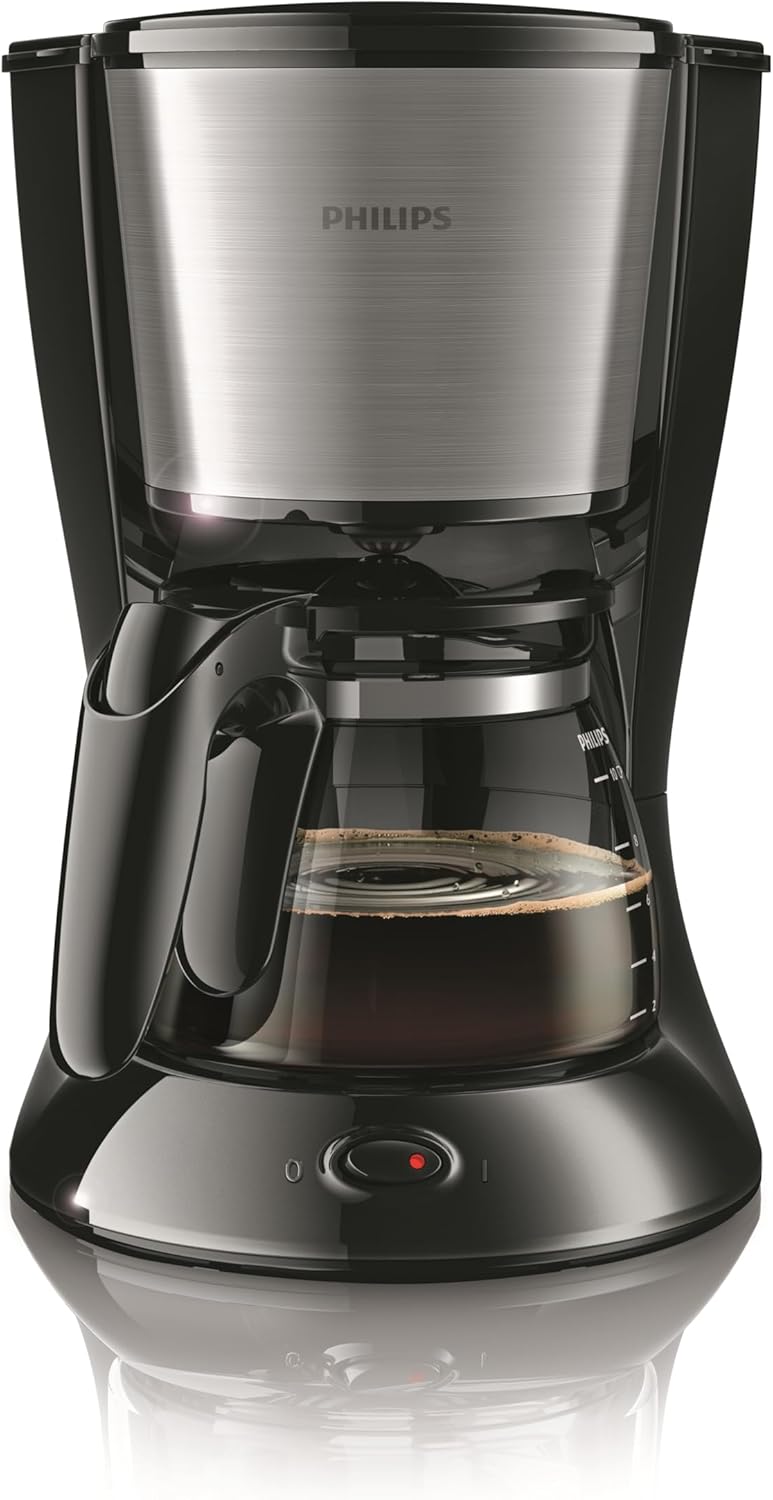 Philips HD7462/20 Drip Coffee Maker – 1.2L, 15 Cups, Auto-Off, Silver